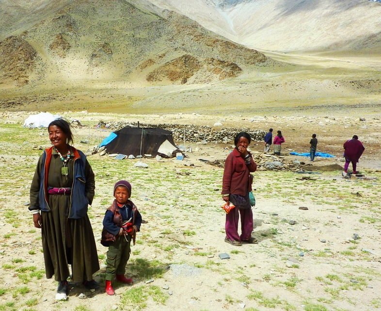 Кочевники на Чангтане, Тибет
