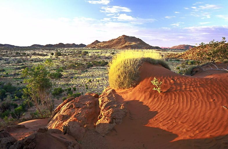 Пейзаж Большой пустыни Виктория в Австралии