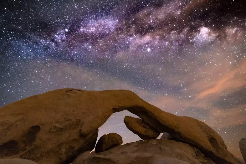Наблюдение за звездами в национальном парке Джошуа-Три