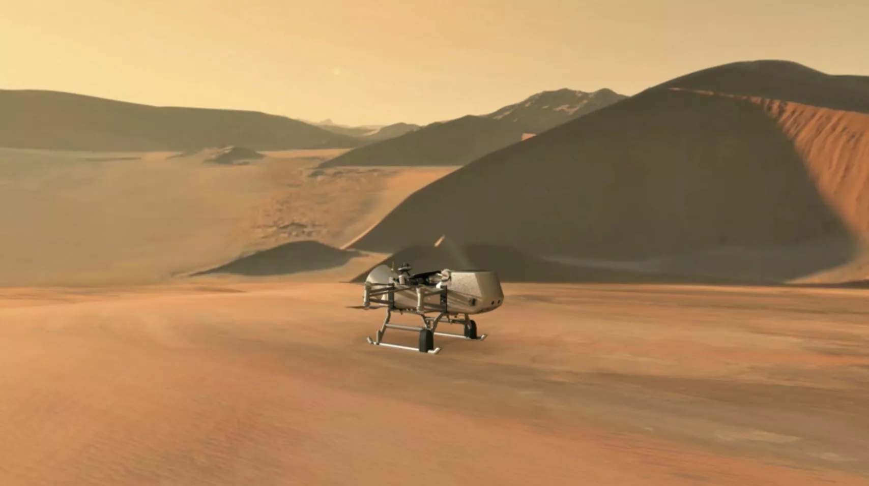 Прототип уникального космического корабля NASA для отправки на Титан, один из спутников Сатурна