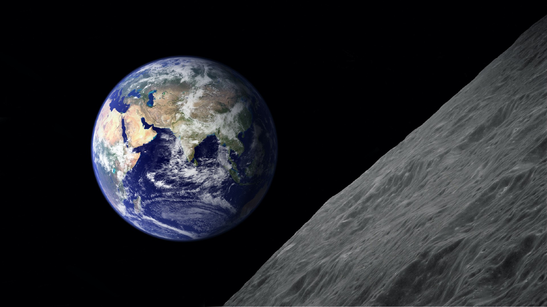 Земля с Луны