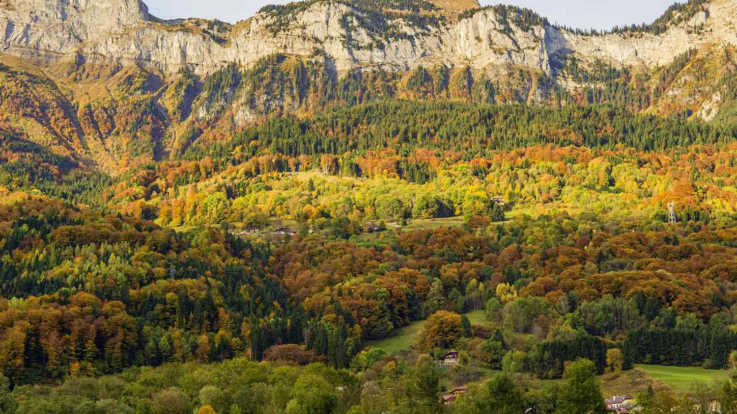 Осенние краски во Французских Альпах, Верхняя Савойя